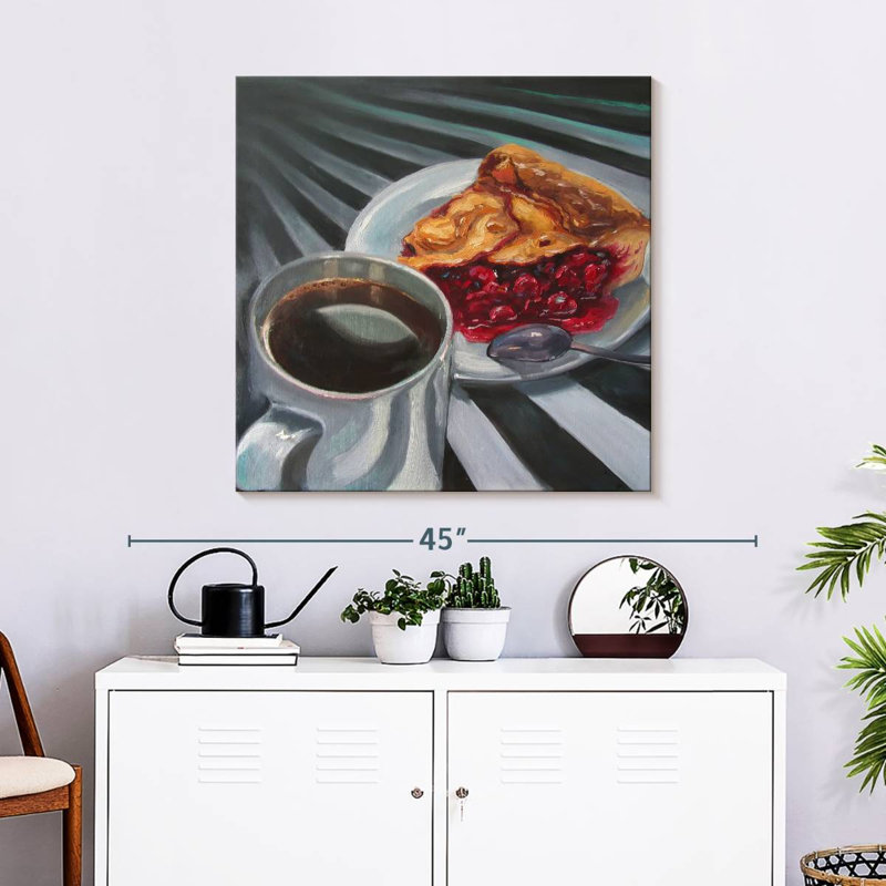 Tarte et café Yarlin, H 30 po x l 30 po