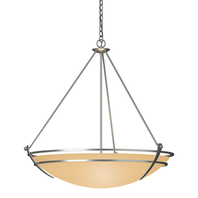 Presidio Tryne 3-Light Bowl Pendant, Sand, Vintage Platinum