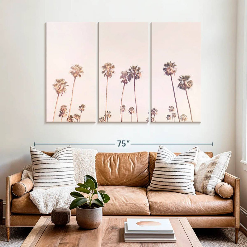 Gillard Sunny Cali Palm Tress, H 42 po x l 65 po