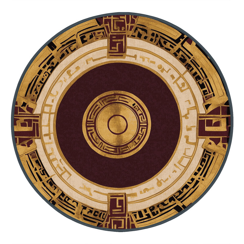 Noble Tapestry Rug, Round 6'