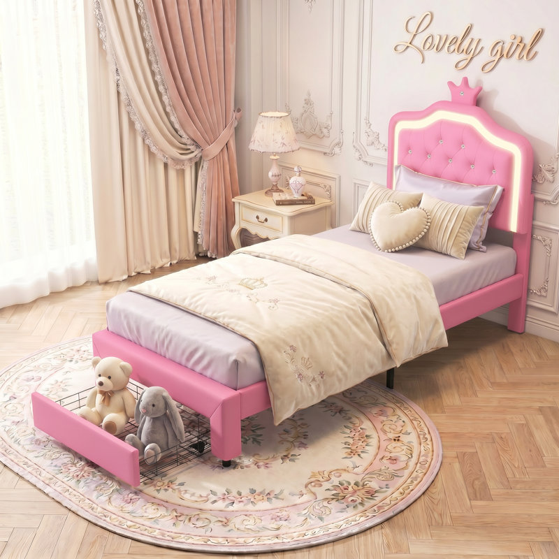Bed, Pink