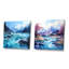 Glacier Charm en Alaska - ensemble de 2 collages carrés Glacier-1667715073-1667715086