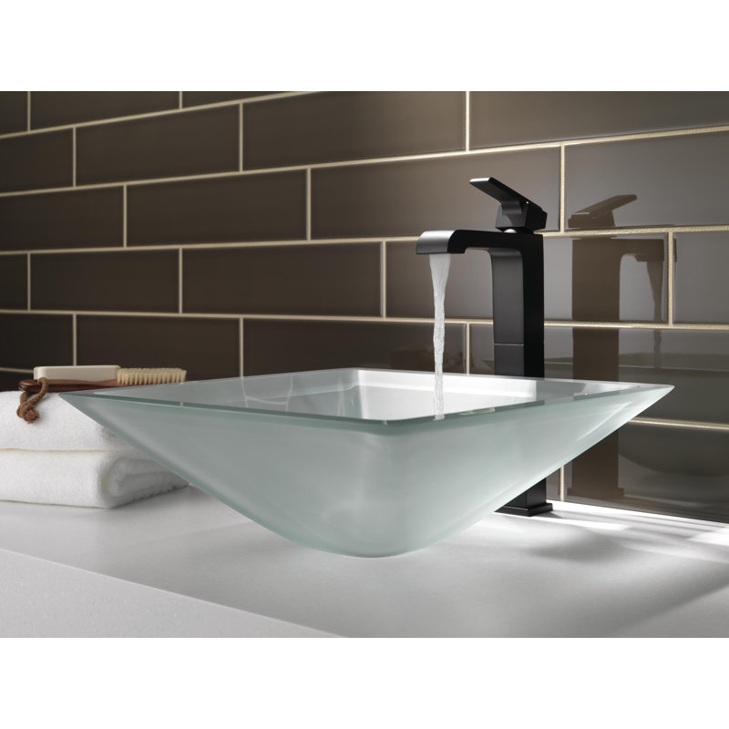 Ara Vessel Sink Bathroom Faucet, Matte black