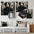Cotton Black And White Couture Woman I - Dior Metal Wall Art-263548160