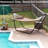 Crespo 2-Person Quilted Polyester Spreader Bar Hammock with 450-lb Capacity - Sandy Beach