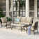 Asfand 5-7- Person Patio Conversation Set with Optional Ottoman