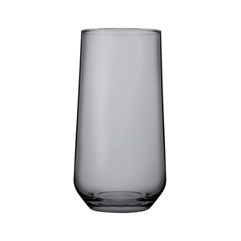 Atanya 15.8926ml Drinking Glass Set, Dark Grey