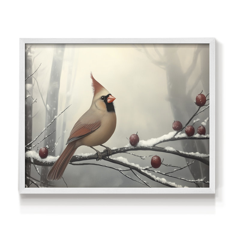 Art de Noël - CMVI - Reproduction encadrée - Restickable, Blanc