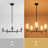 5 - Light Dimmable Kitchen Island Chandelier-1082067334