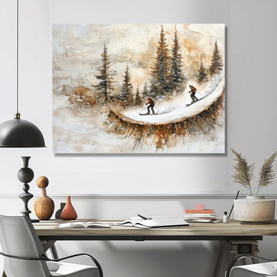 «Summit Gliders», impression d'art moderne sur métal