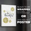 «Be Thankful» - Impression sur toile seulement - NON-CADRE-1565900684