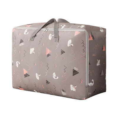 Extra Large Storage Bag Water Thickened Moving Bag Folding Organizer Bag With Strong Handles&Zippers For Bedding Comforters Blanket Clothes