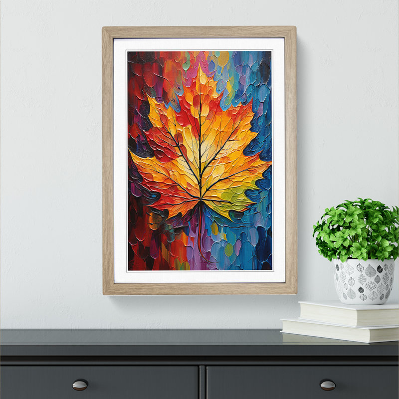 Leaf Modern - Framed Print
