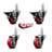4 Piece Polyurethane Caster Set-92128131