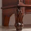 Banc de rangement en bois manufacturé brun-258279449