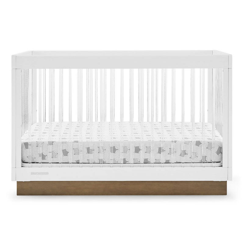 James 4-in-1 Convertible Crib, White