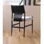 Fauteuil à dossier simple en cuir Light Luxury Home Modern