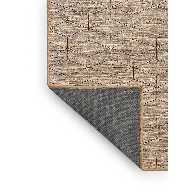 Tapis contemporain gris, Rectangle 5 pi x 7 pi