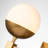 Ziah 3 Light Vanity in Lacquered Gold