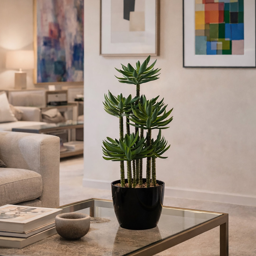 60cm Faux Yucca Plant in Planter