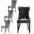 Dining Chairs, Upholstered High-end Tufted Dining Room Chair with Nailhead Back Ring-188948057-178148660-178148647