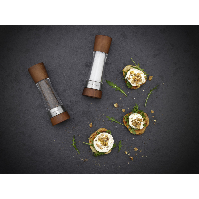Forest Wood and Acrylic Adjustable Salt Grinder