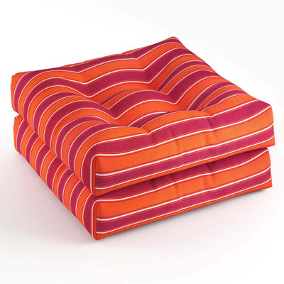 2 PCS Patio Chair Seat Cushion Pads Indoor/Outdoor