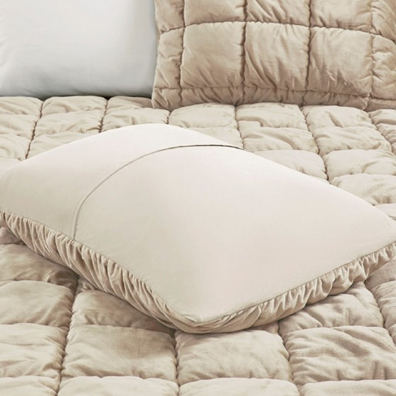 Ensembles de literie pour lit simple en velours, polyester brun, confort douillet
