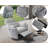 Upholstered Fabric Modern Power Rock Swivel Recliner Chair Set Of 2-2069158374