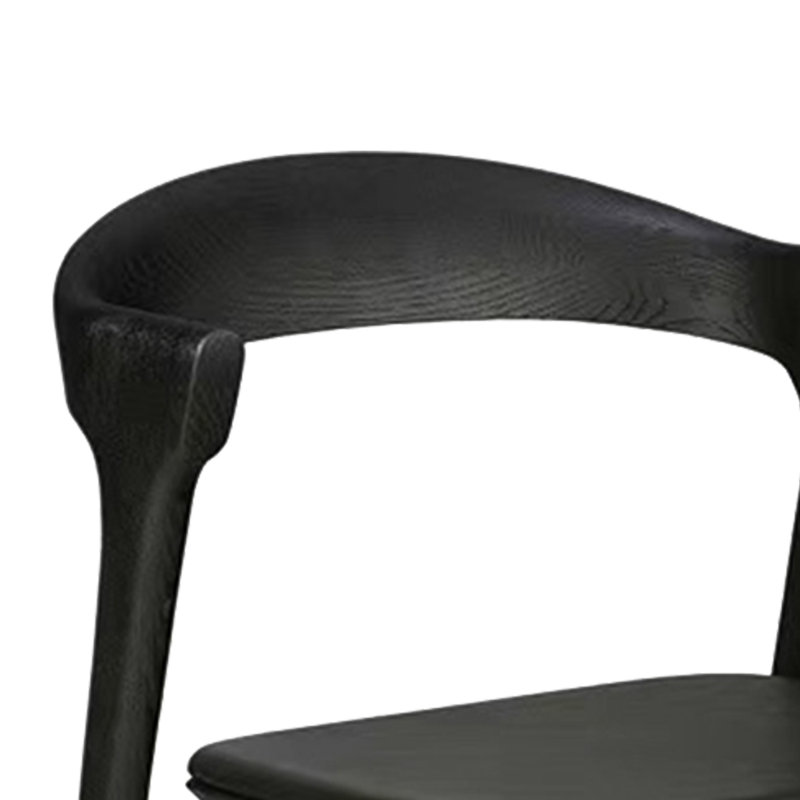 Solid Wood Dining Chair with Comfortable Seat