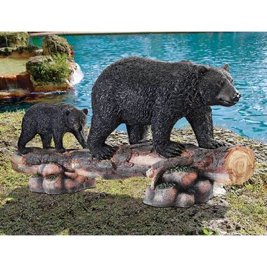 Design Toscano Growling Grizzly Bear Statue