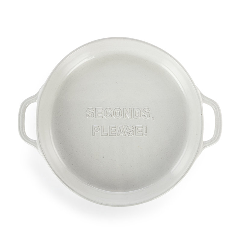 Gather 'Round Pie Dish - 11.5In, White