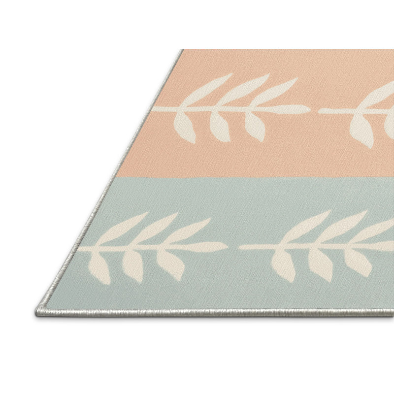 Petal Cascade Rug, Rectangle 4' x 6'