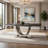 Celedonio Rectangular Marble Top Dining Table