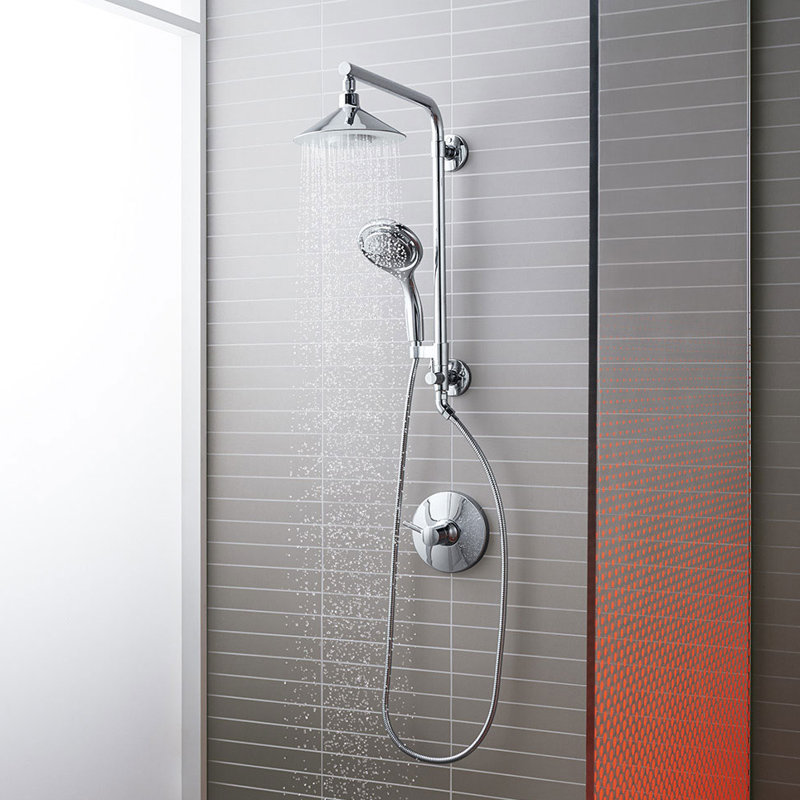 Moxie Rainhead with Wireless Speaker, Vibrant Brushed Nickel, 2.5 GPM