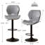 Tabouret de bar pivotant à hauteur réglable-122442409