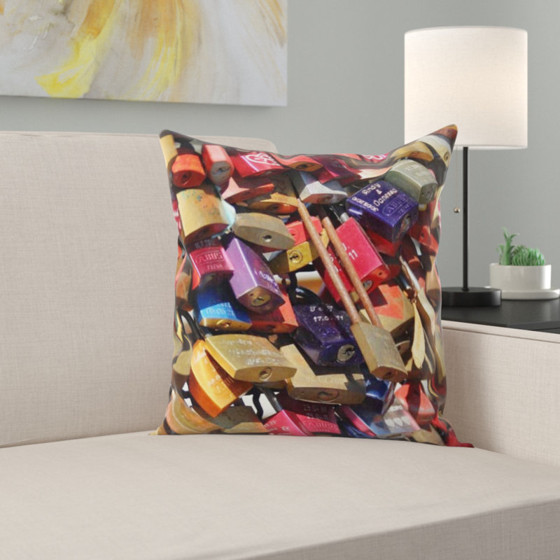 Microsuede Throw Pillow