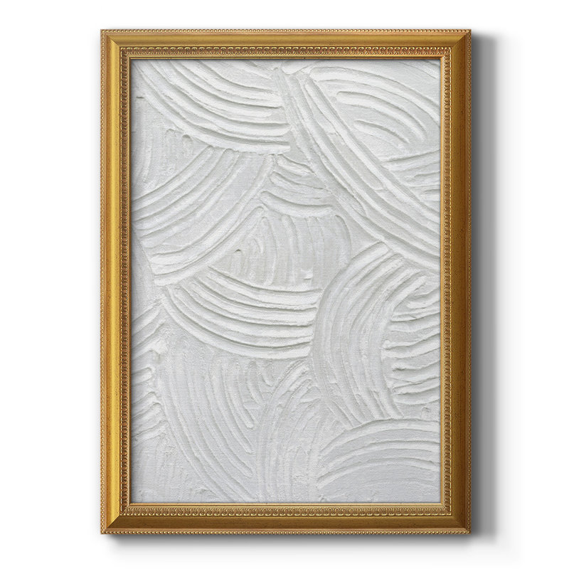Toile de qualité supérieure Sandstone Grooves II - prête à être accrochée, L 16 po x H 20 po