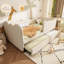 Upholstered Daybed with Trundle Bed-210768830