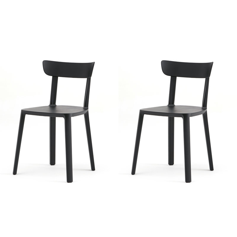Chaise d'appoint Cadrea, Noir