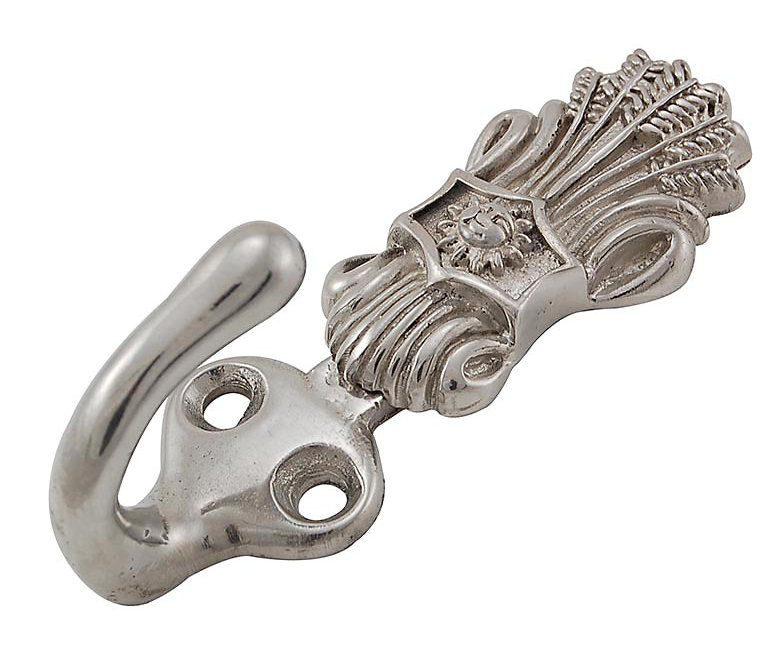 Sforza Wall Hook, Polished Nickel