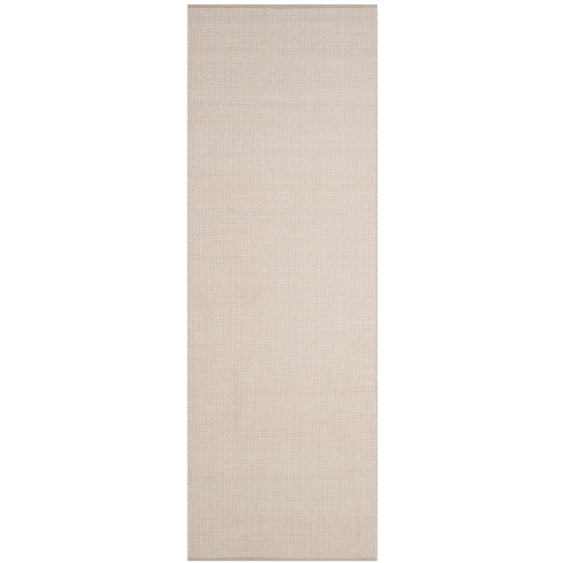 Tapis rayé en coton tissé à plat à la main Jodi, Tapis de couloir 2 pi 3 po x 12 pi