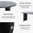Oval Wood Dining Table with 2 Legs-1315168841-1315168847