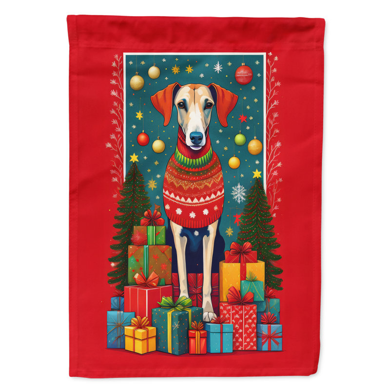 Double Sided 40'' H x 28'' W Polyester Christmas House Flag