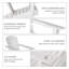 Chaise Adirondack avec porte-gobelet, chaise de patio à haut dossier pour l'extérieur