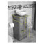 Cram 350mm Single Bathroom Vanity with Vessel Ceramic Basin