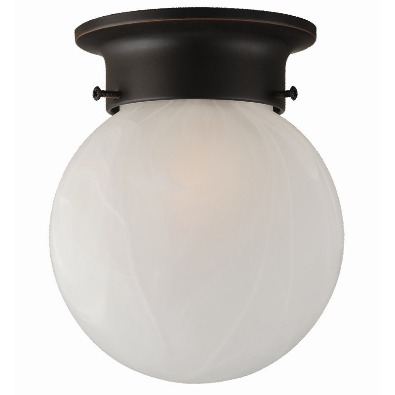 Kalona Glass Flush Mount, Oil Rubbed Bronze