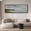 Tranquil Landscape Soft Brushstroke Lake Scene, reproduction d'art sur toile-96074574-111376756