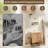 Bathroom Wall Cabinet, Wall-Mounted Medicine Cabinet With Adjustable Wood Shelf & Doors, Floating Bathroom Cabinet Over Toilet For Laundry Room & Kitchen & Living Room (White)-1252083609