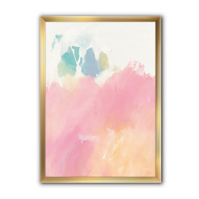 Cadre photo « rose rêve », impression sur toile